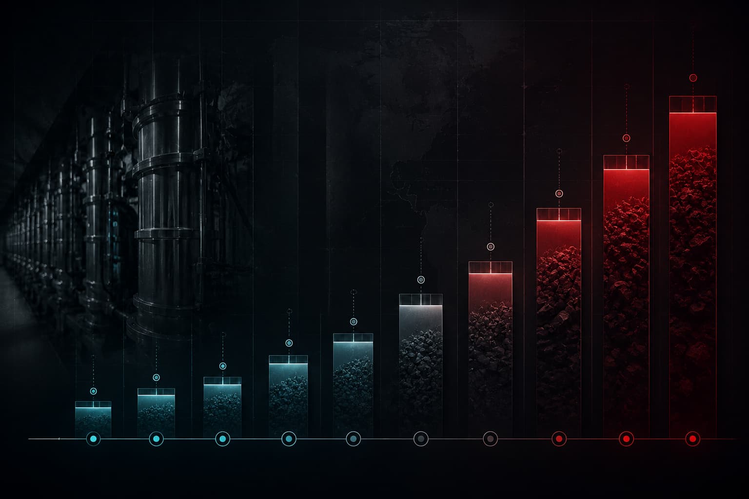 Industrial timeline with glowing data flow.png